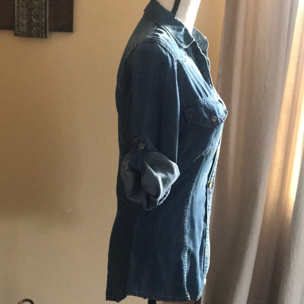 Cloth & Stone Soft Button Up Collared Shirt - Picture 4 of 8